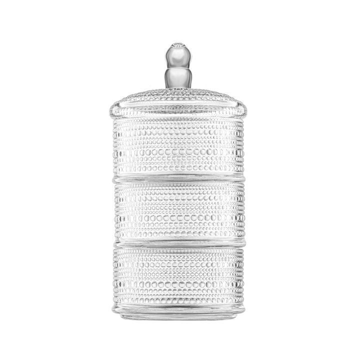 Цукорниця Ardesto Verbena, 12.5 х 15 см, скло, прозорий (AR5020)