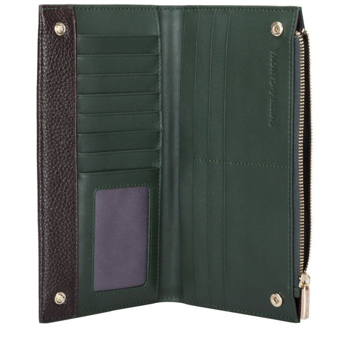 Гаманець Smith & Canova 26801 Althorp Green-Brown (26801 GREEN-BRN) зображення 4