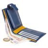 Кошелек Visconti PM100 Vincent c RFID Blue Mustard (PM100 BL/MT) изображение 4