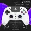 Геймпад GamePro GPS13W BT 5.3/USB/PC/iOS/Android/PS3/PS4 RGB White (GPS13W) изображение 11