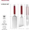 Набор для барбекю KitchenAid Coreline, 3 предмета, червоний (KAG930OHERE) изображение 3