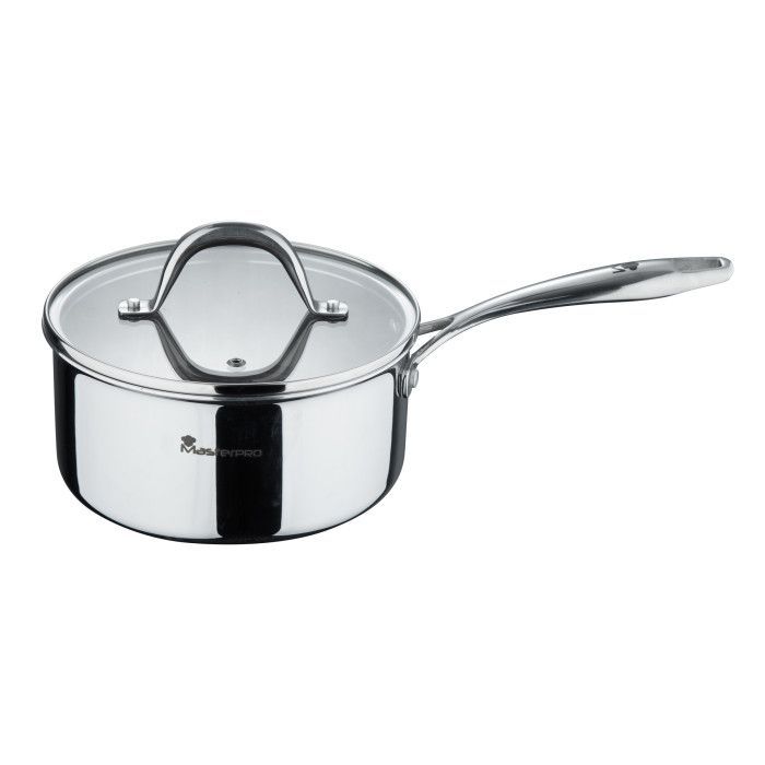 Ковш MasterPro Hi-tech 3, з кришкою 22 см (BGMP-1623) изображение 2