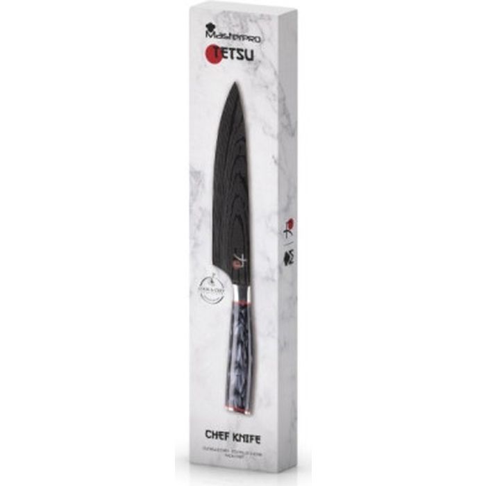 Кухонный нож MasterPro Tetsu, накірі, 20 см, чорний (BGMP-4127-MBK) изображение 5