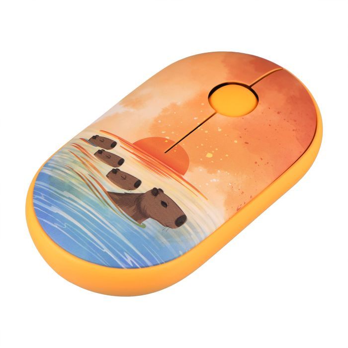Мишка 2E MF300 CAPYBARASUNSET Silent Wireless/Bluetooth Yellow (2E-MF300WCAPIBARAYW) зображення 5