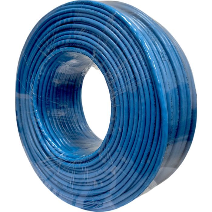 Кабель мережевий GEAR FTP 100м, cat.5e, CCA(25), 4*2*0,51, PVC, indoor, blue (GEC-FTPCCA25051100) зображення 2