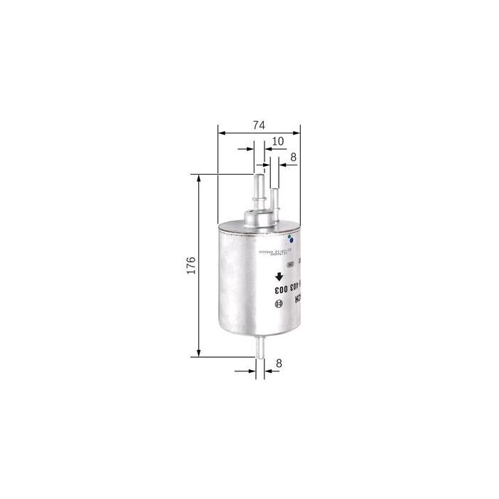 Фильтр топливный Bosch F 026 403 003 изображение 5