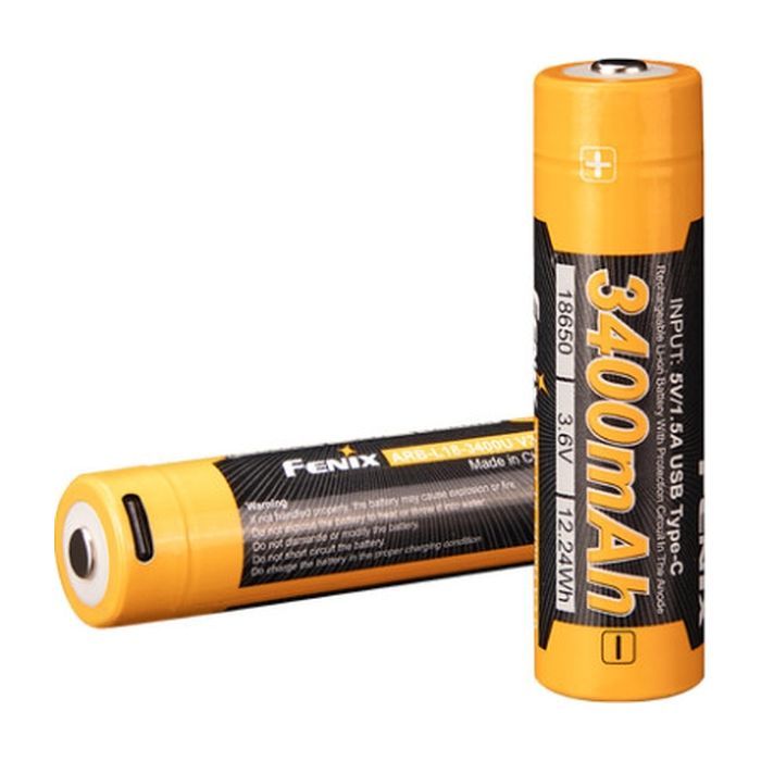 Аккумулятор Fenix 18650 (3400 mAh) Type-C (ARB-L18-3400U-V30) изображение 7