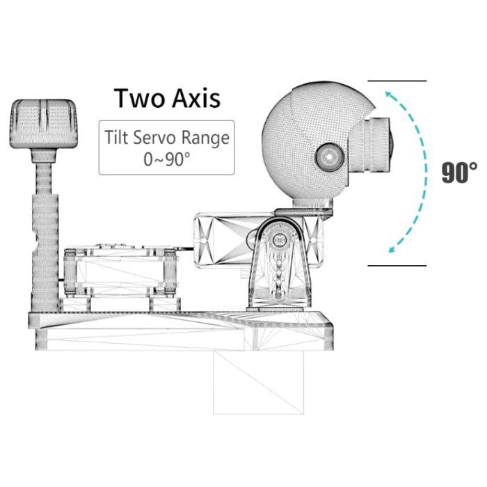 Подвес для дрона ATOMRC 3D printed Gimbal-Two axis (Gimbaltwo) изображение 3