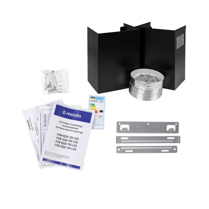Витяжка кухонна Minola HDN 5224 BL 700 LED зображення 10