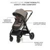 Коляска Kinderkraft 3 в 1 Esme Sand Beige (KSESME00BEG3000) (5902533925704) изображение 10