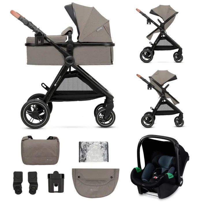 Коляска Kinderkraft 3 в 1 Esme Pure Black (KSESME00BLK3000) (5902533925698) изображение 12
