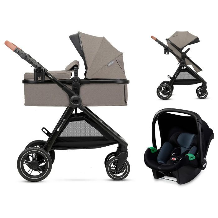 Коляска Kinderkraft 3 в 1 Esme Pure Black (KSESME00BLK3000) (5902533925698)