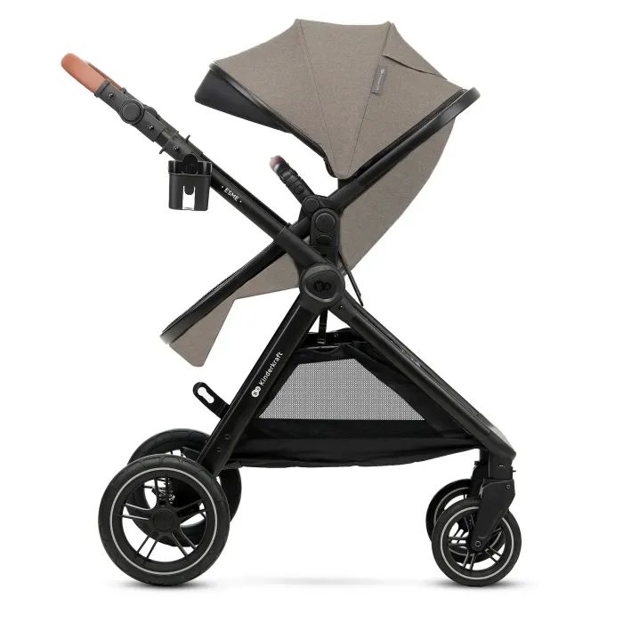 Коляска Kinderkraft 3 в 1 Esme Pure Black (KSESME00BLK3000) (5902533925698) изображение 4