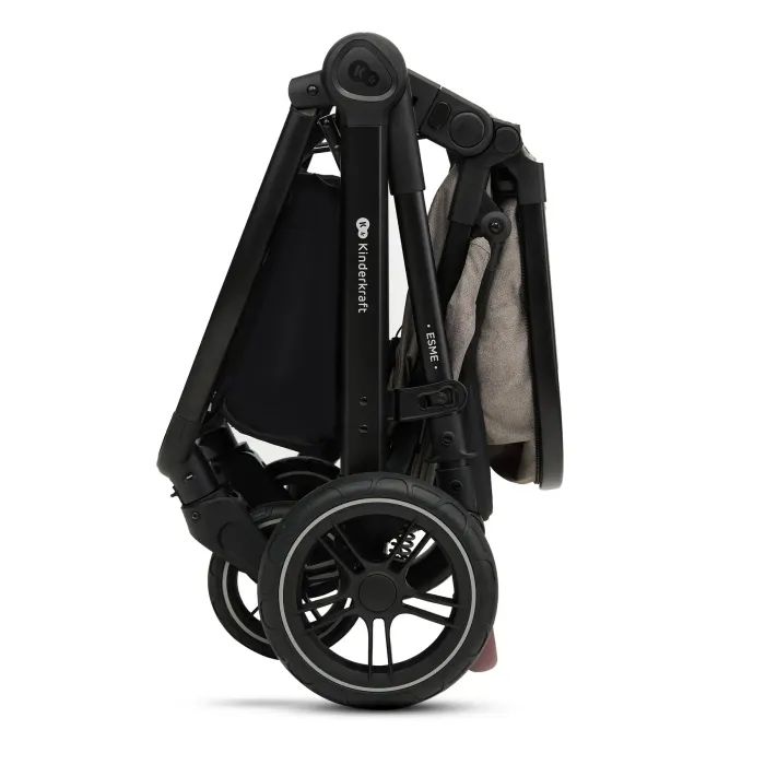 Коляска Kinderkraft 3 в 1 Esme Pure Black (KSESME00BLK3000) (5902533925698) изображение 8