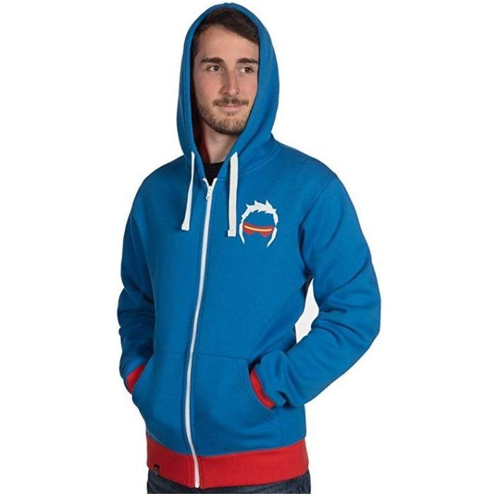Кофта Jinx Overwatch Ultimate Soldier 76 Zip-Up Blue S (JINX-7470S)