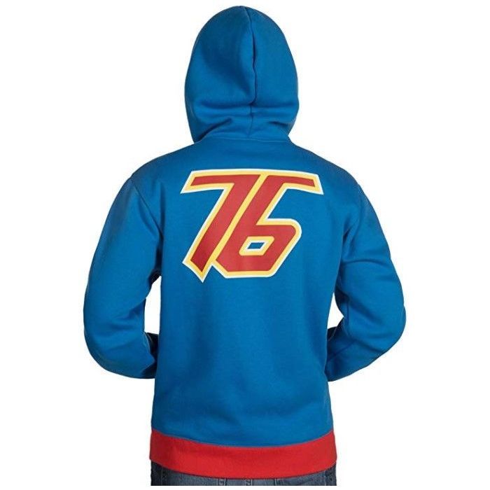 Кофта Jinx Overwatch Ultimate Soldier 76 Zip-Up Blue S (JINX-7470S) изображение 4