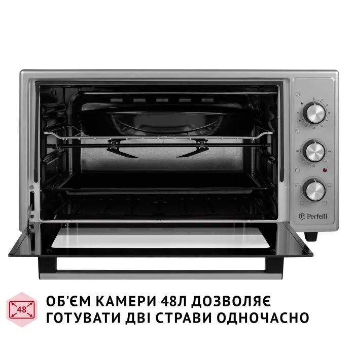 Электропечь Perfelli MIRAGE 48 BLACK изображение 2