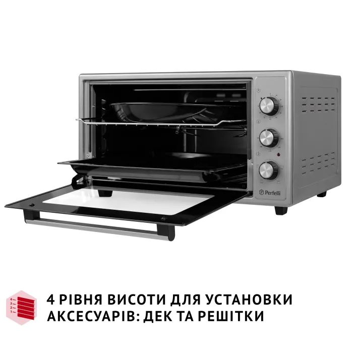 Электропечь Perfelli MIRAGE 48 BLACK изображение 6