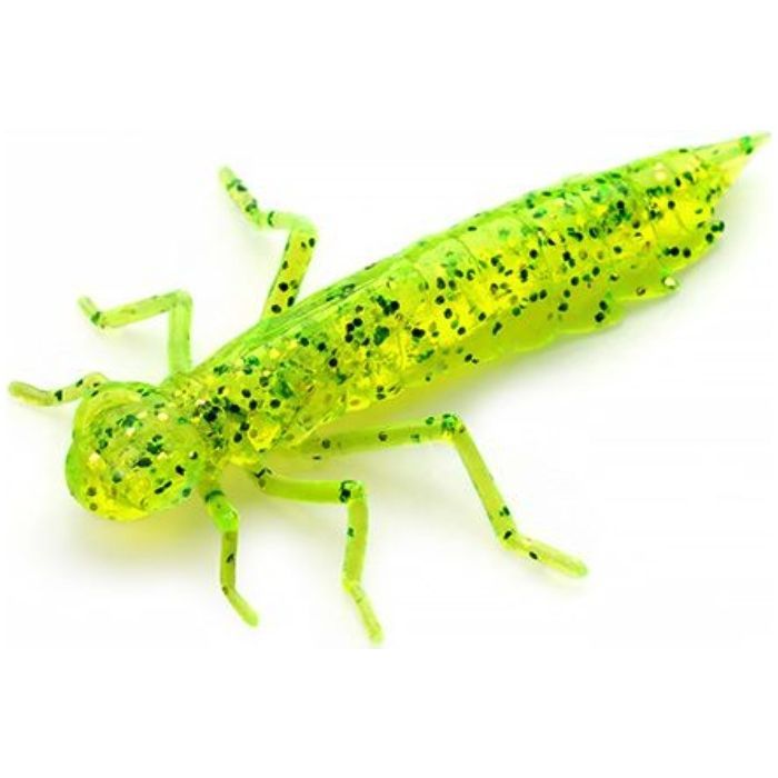 Силікон рибальський FishUP Dragonfly 1.7" 026 - Flo Chartreuse/Green (8шт/уп) (1864.04.90)