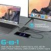Концентратор Promate USB Hub 6 ports mediahub-c6.black (mediahub-c6.black) зображення 3