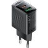 Зарядний пристрій Acefast 2xUSB 30W (USB-C+USB-A) Gan A98 Black (6974316283263) зображення 4