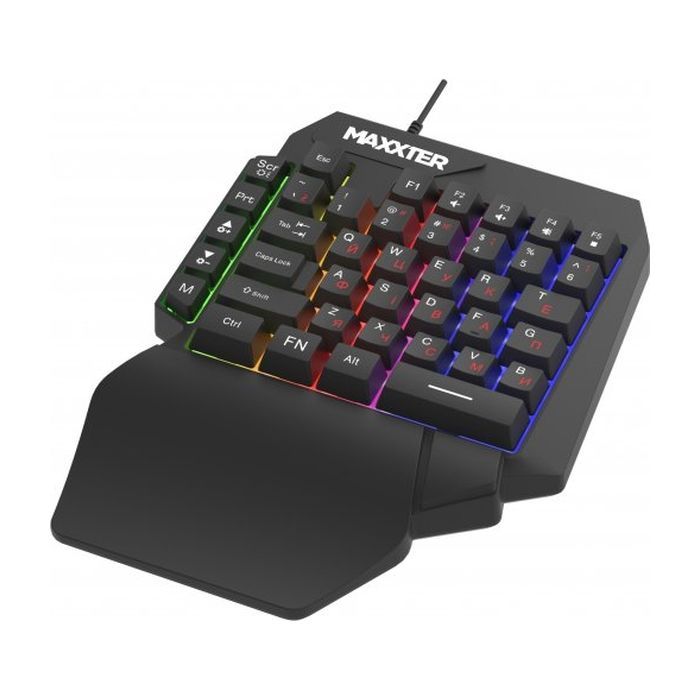 Клавиатура Maxxter KBG-OH-01B-UA USB UA Black (KBG-OH-01B-UA) изображение 2
