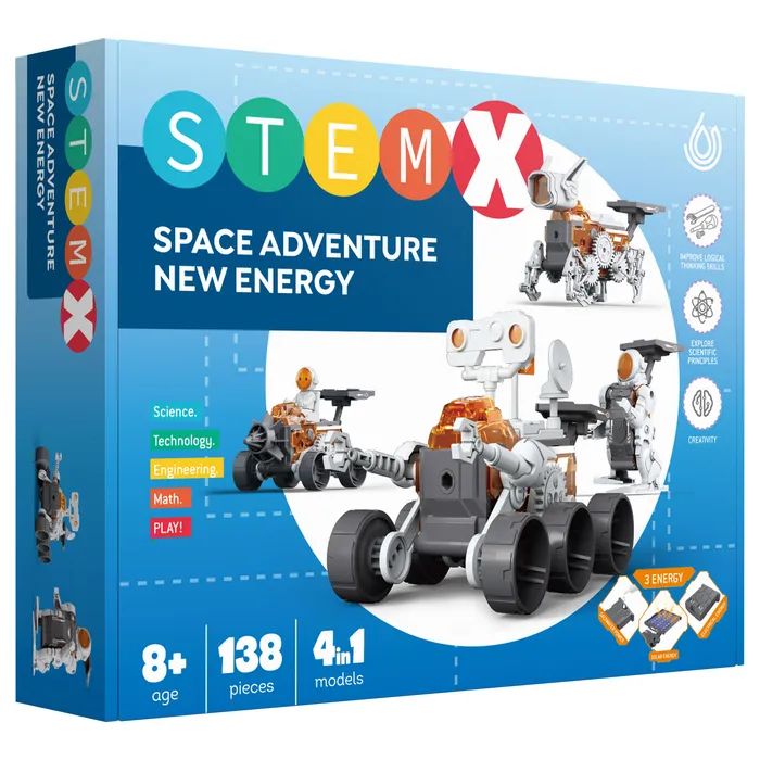 Конструктор Stem 4 в 1 Космическое приключение 138 деталей (3858894673049)