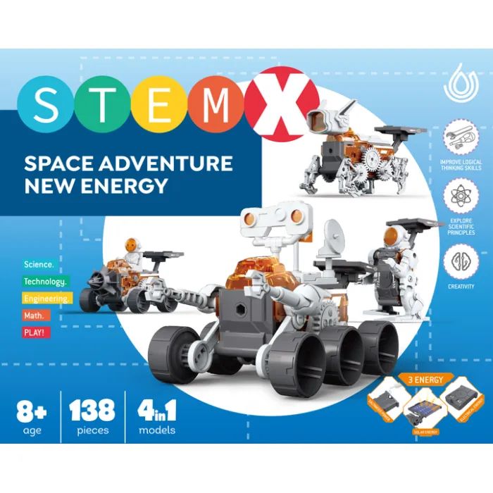 Конструктор Stem 4 в 1 Космическое приключение 138 деталей (3858894673049) изображение 3
