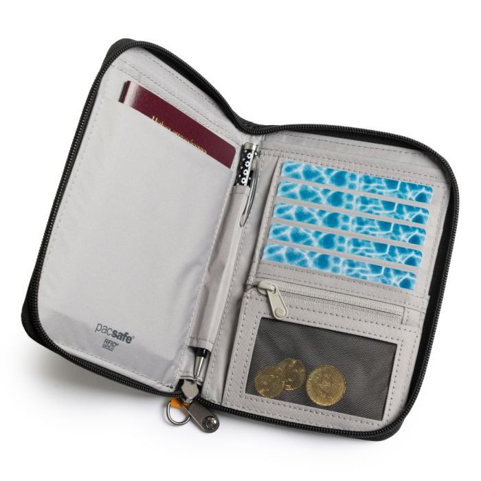Кошелек Pacsafe RFIDsafe compact travel organizer Коричневый (11020205) изображение 5