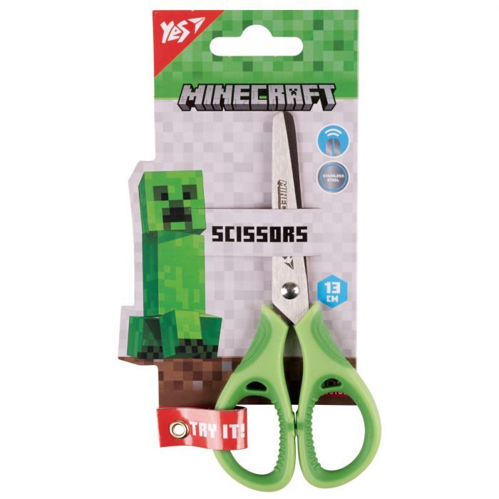 Ножиці Yes Minecraft 13см з гумовими вставками (480430) зображення 4