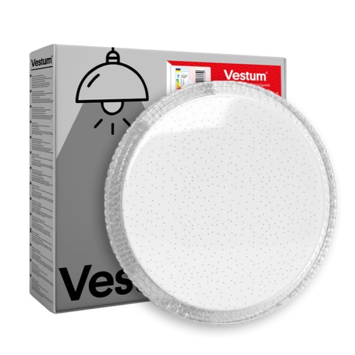 Світильник Vestum CRYSTAL зоряне небо 40W 490*65мм 4000К (VS-90047)