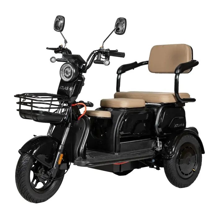 Электроскутер Atlas Elegant Trike 800W Black (4016)