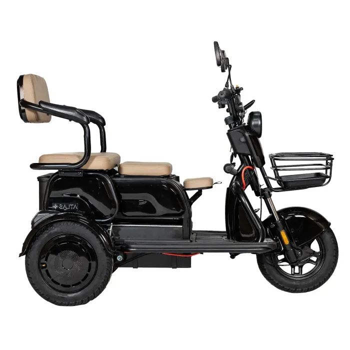 Электроскутер Atlas Elegant Trike 800W Black (4016) изображение 3