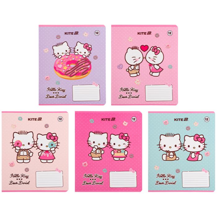 Тетрадь Kite Hello Kitty, 12 листов, клетка (HK25-232-2)