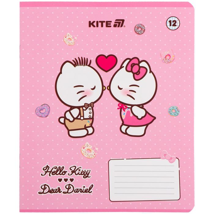 Зошит Kite Hello Kitty, 12 аркушів, клітинка (HK25-232-2) зображення 6
