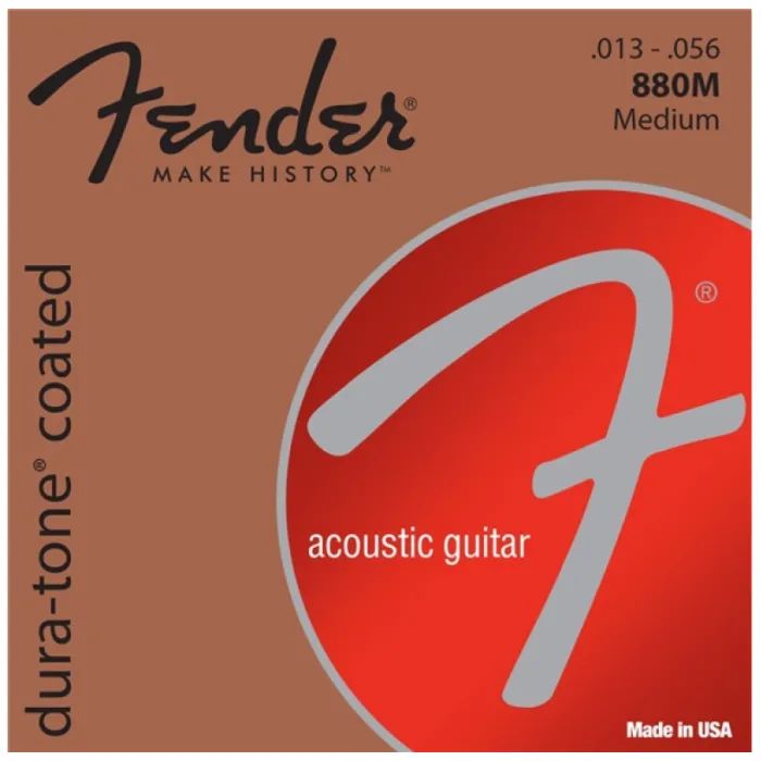 Струны для гитары Fender 80/20 Dura-Tone 13-56 Coated Acoustic Guitar Strings (236922)