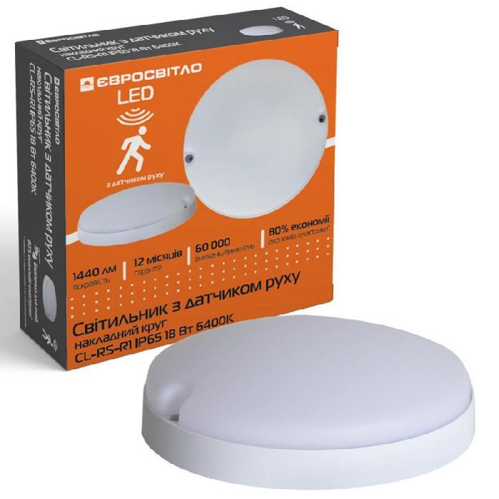 Світильник Євросвітло CL-RS-R1 IP65 18 Вт 6400К зображення 3