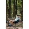 Крісло складане Naturehike Clamshell 001 Triangle Folding Moon Chair Чорне (6975641880608) зображення 3