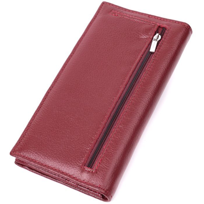 Кошелек ST Leather Из натуральной кожи Бордовый (22541) изображение 2