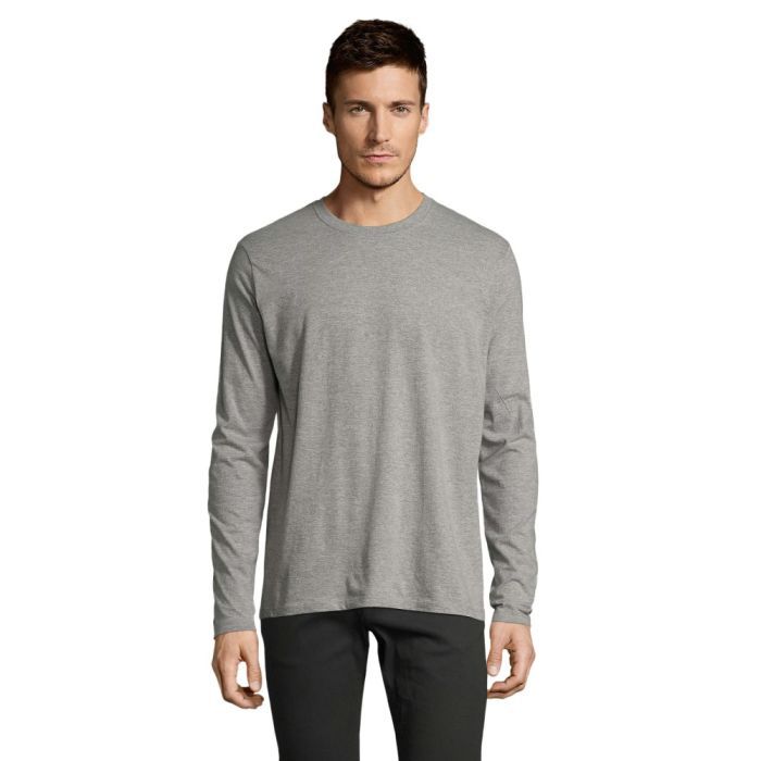 Лонгслив Sol's Imperial LSL men сірий меланж XXL (02074350XXL)