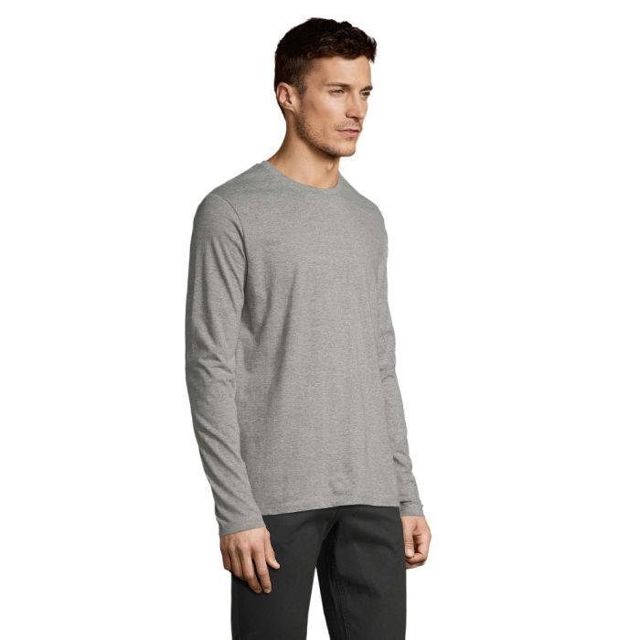 Лонгслив Sol's Imperial LSL men сірий меланж XXL (02074350XXL) изображение 3