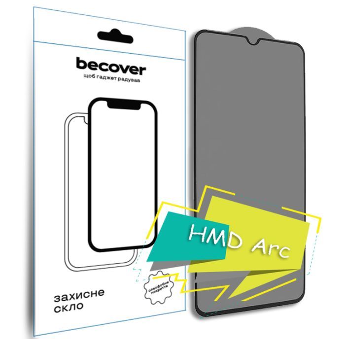 Скло захисне BeCover HMD Arc Black (713412)