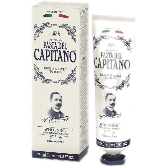 Зубна паста Pasta del Capitano Відбілювальна 75 мл (8002140137204)