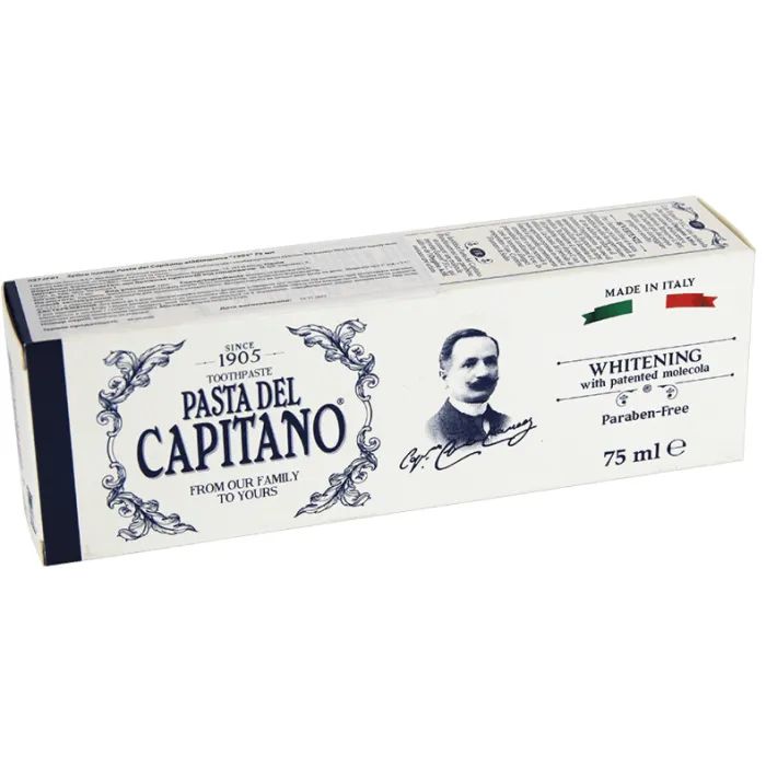 Зубна паста Pasta del Capitano Відбілювальна 75 мл (8002140137204) зображення 2