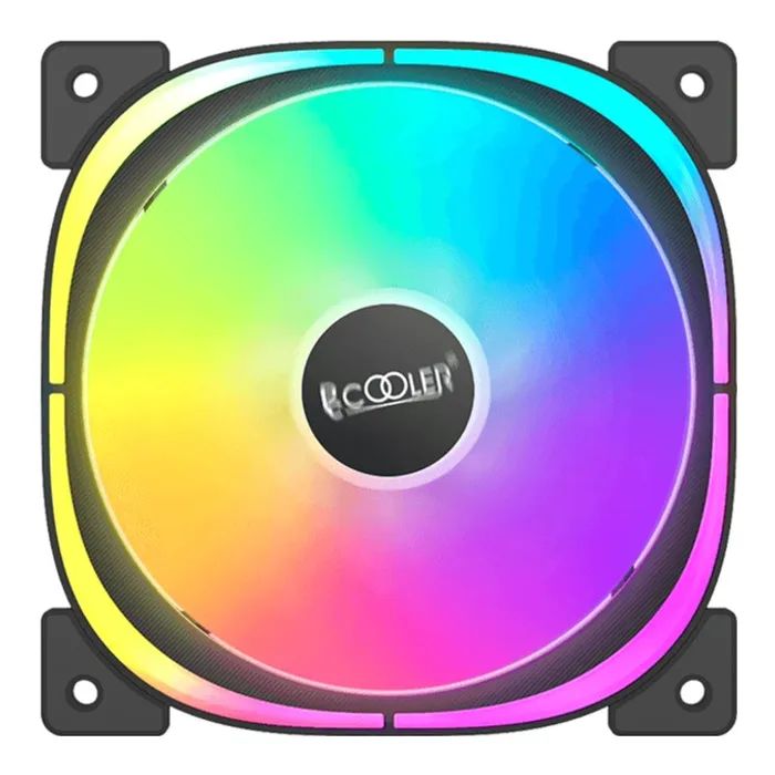 Кулер для корпуса PcCooler EF 120 ARGB BK 3 IN 1 Black изображение 2