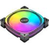 Кулер для корпуса PcCooler EF 120 ARGB BK 3 IN 1 Black изображение 4