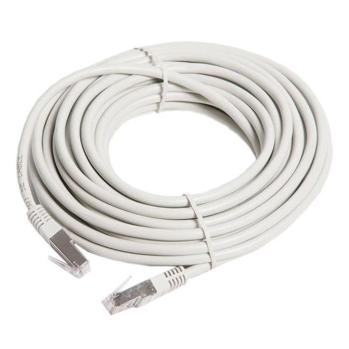 Патч-корд 10м, FTP, cat.5e, CU, 24AWG, gray Kingda (KD-PAFT41000GY)