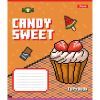 Зошит 1 вересня Candy sweet А5 12 аркушів коса лінія (767201) зображення 3