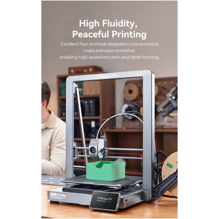 Пластик для 3D-принтера Creality PLA Fast, Ender, 1.75мм, green, 1кг (3301010429) изображение 2