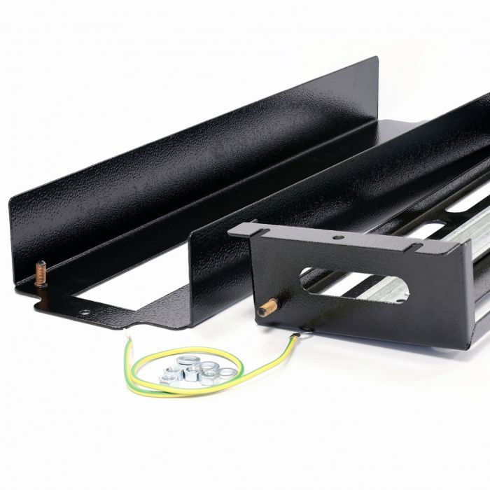 Модуль для шкафа Панель 19" 3U с DIN-рейкой, для 24-х автоматических выключателей CMS (UA-ASU3UXB) изображение 4